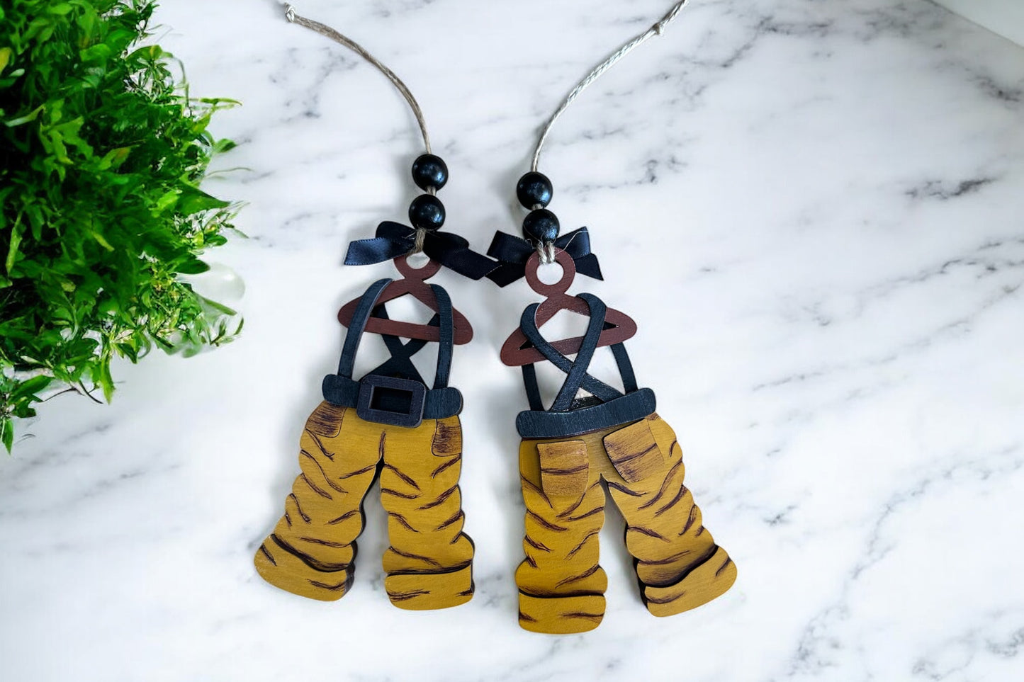 Bunker pants ornament