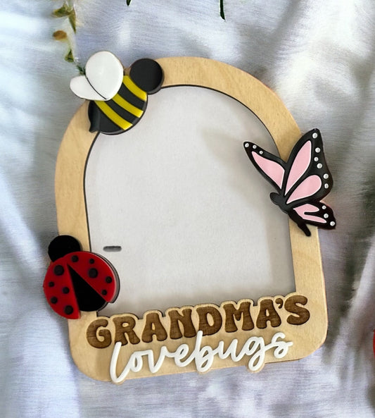 Mother’s Day lovebug photo frame