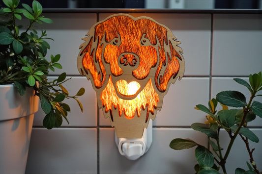 Golden retriever night light