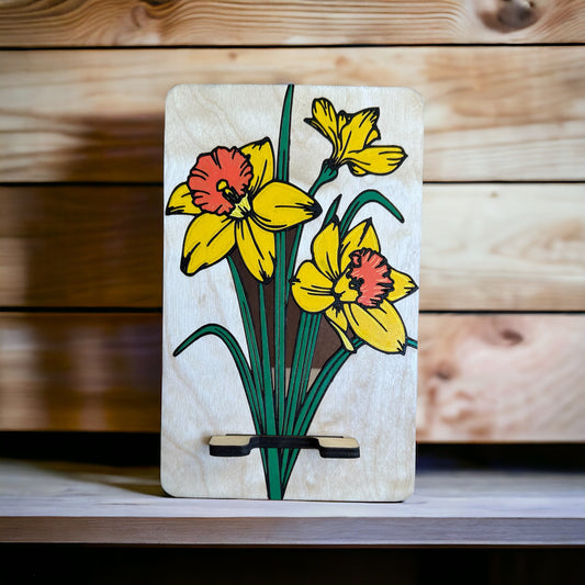 Daffodil phone stand