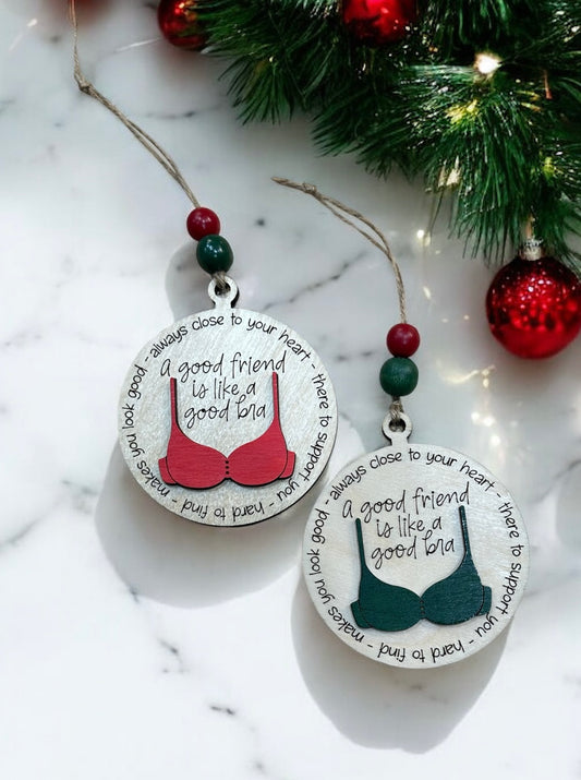 Friends support ornament