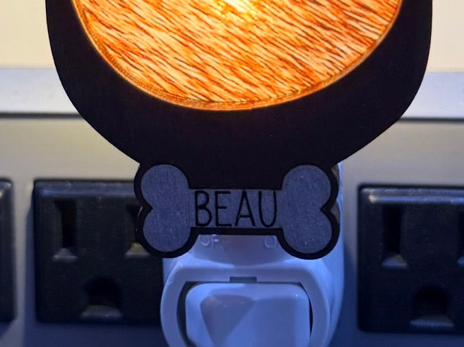 Personalized Labrador Night Light – Cozy Glow for Pet Lovers