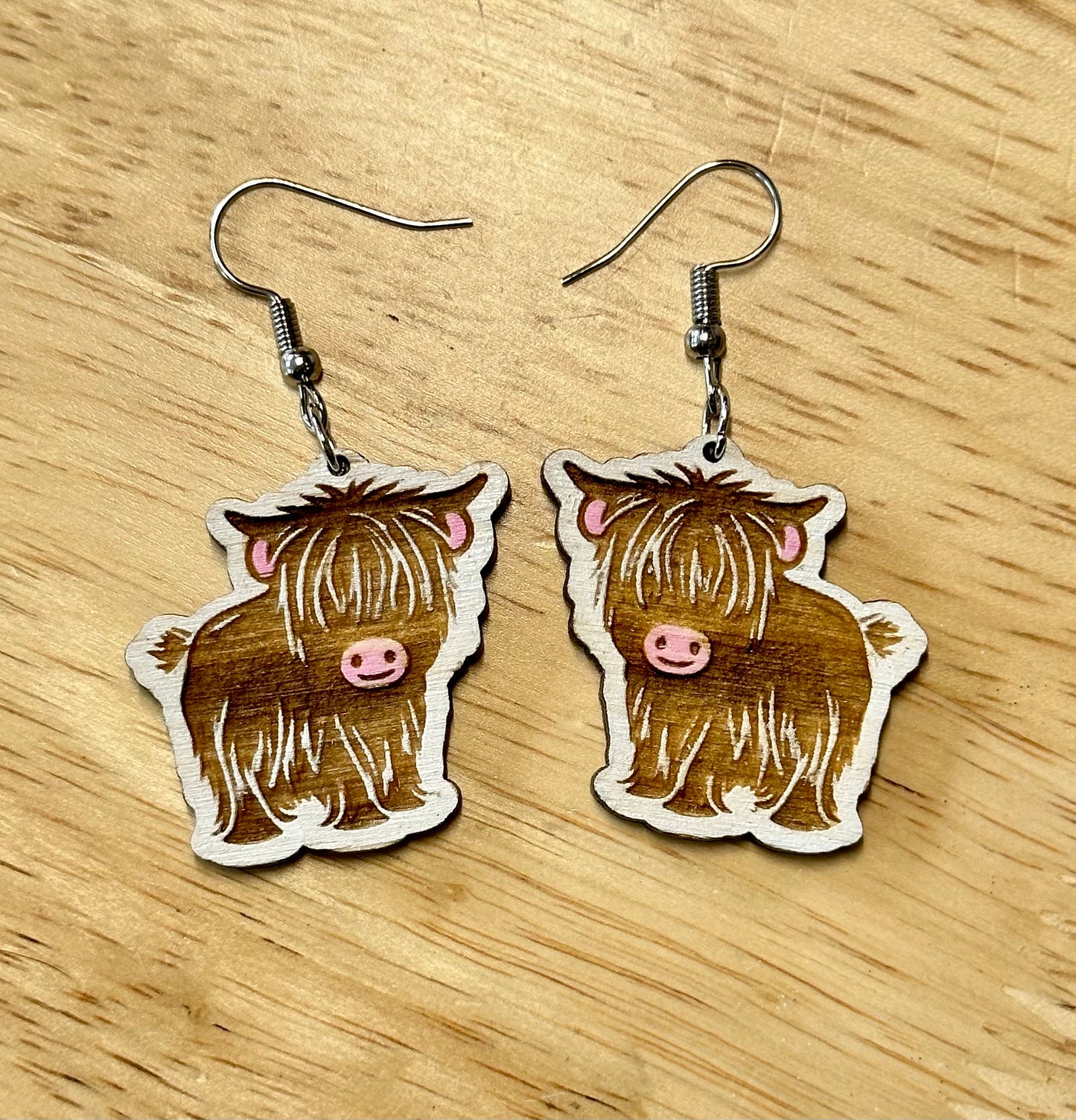 Highland Cow Earrings