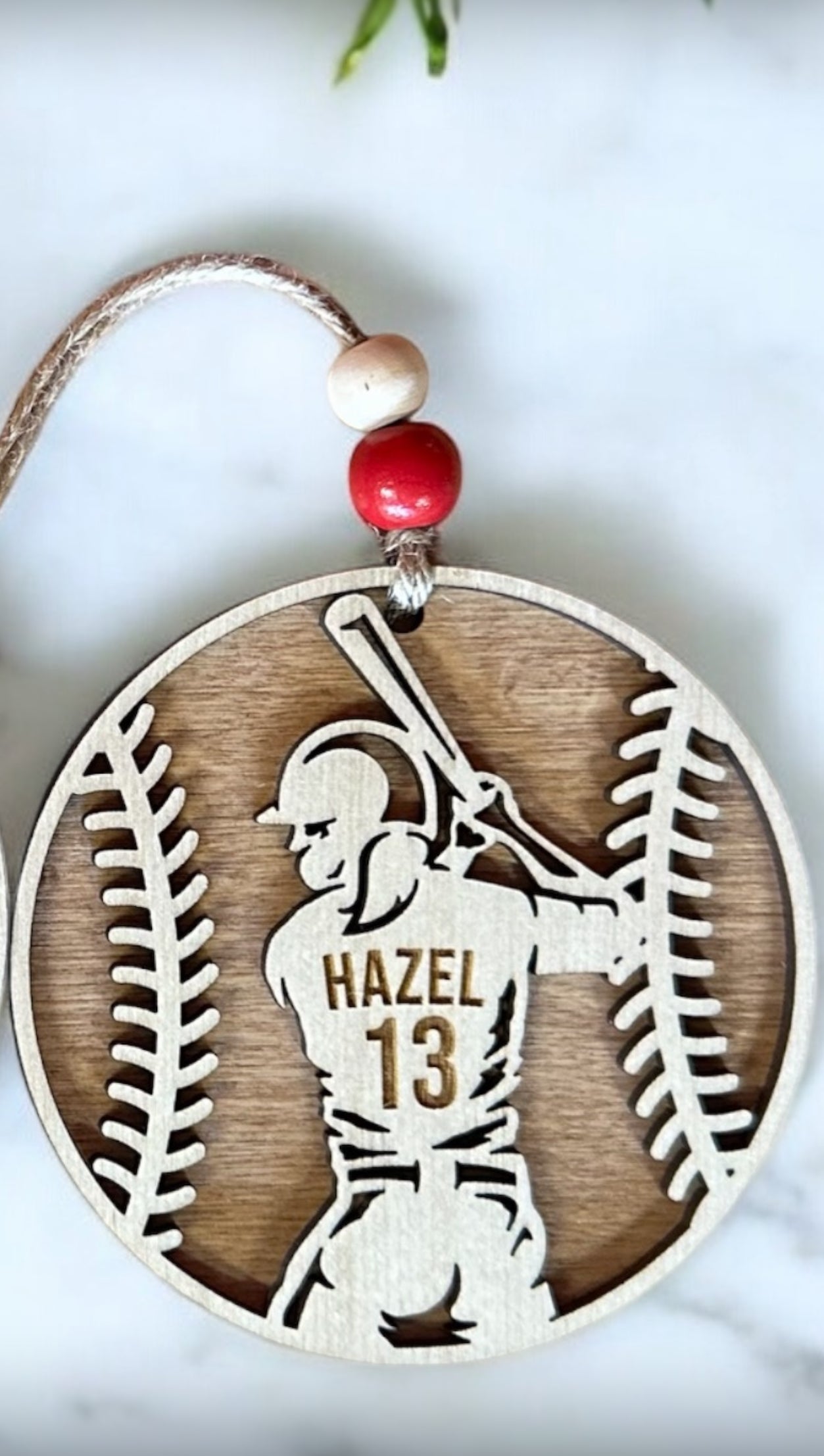 Baseball ornament