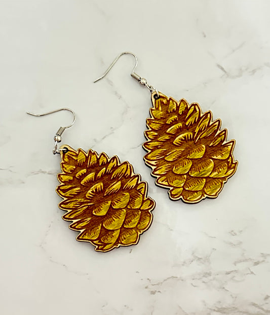 Pine cone Earrings