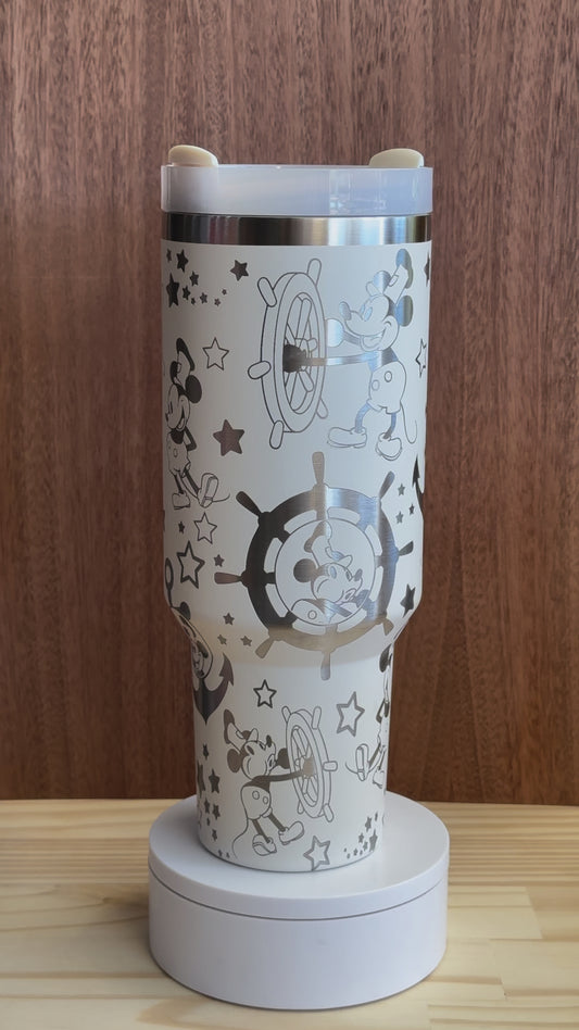 Steamboat mouse 40oz tumbler