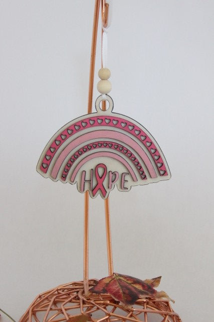 Hope Breast Cancer Survivor Ornament