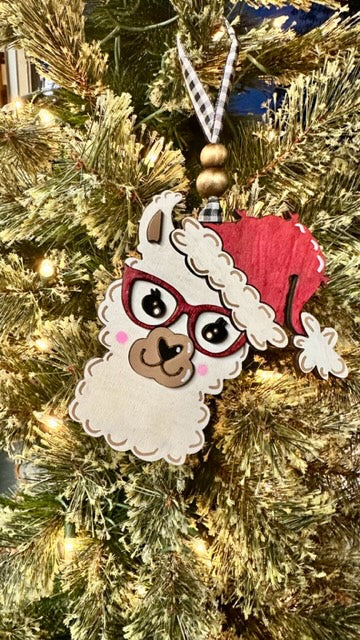 Lama Christmas Ornament