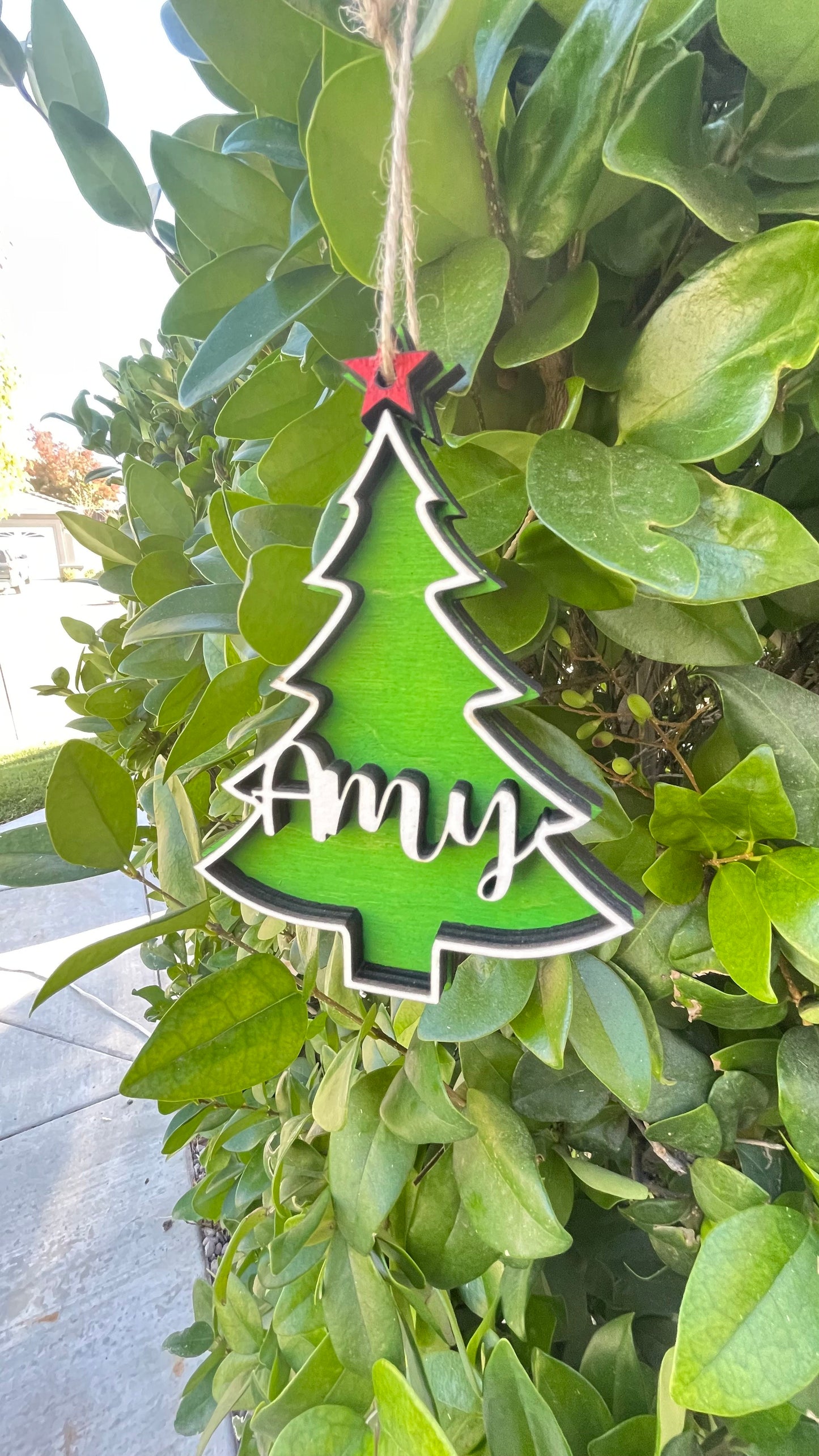 Personalized Christmas Tree Ornament