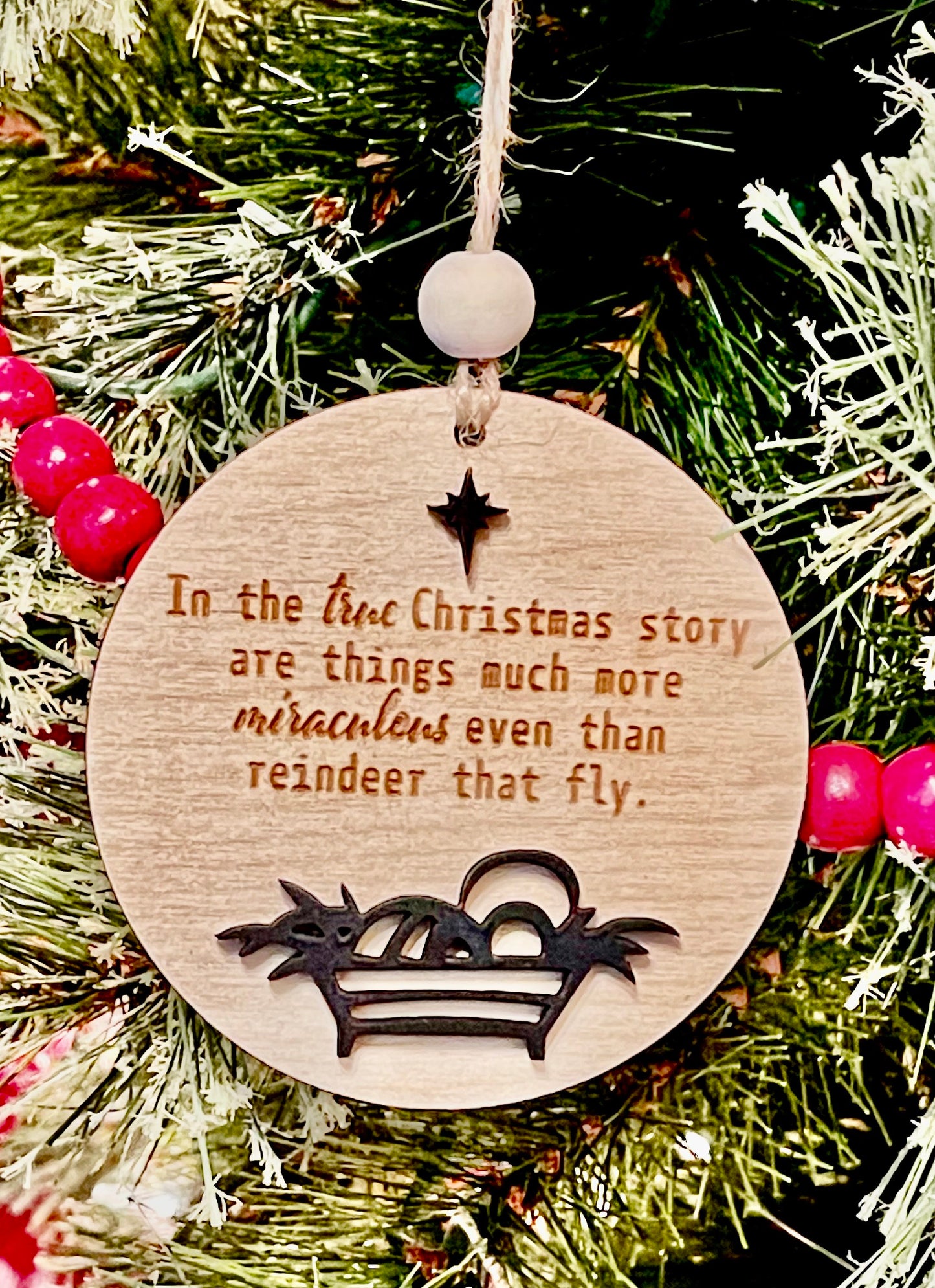 True Christmas Story Ornament