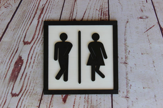 Funny Restroom decor