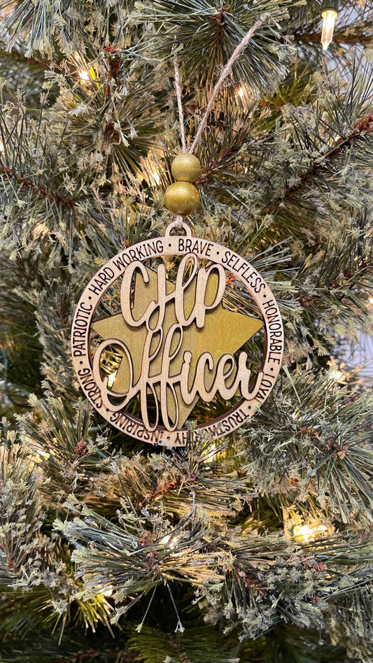 CHP Officer Ornament