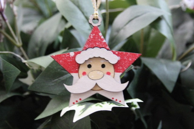 Small Cute Santa Star