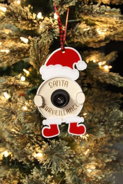 Santa Surveillance Ornament